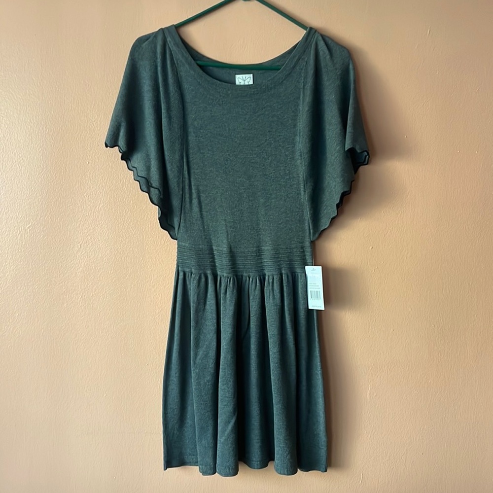 Ella Moss Grey Midi Dress